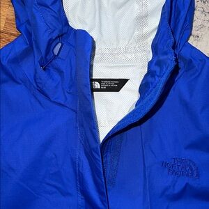 The North Face Women's Vibrant Blue Rain Jacket